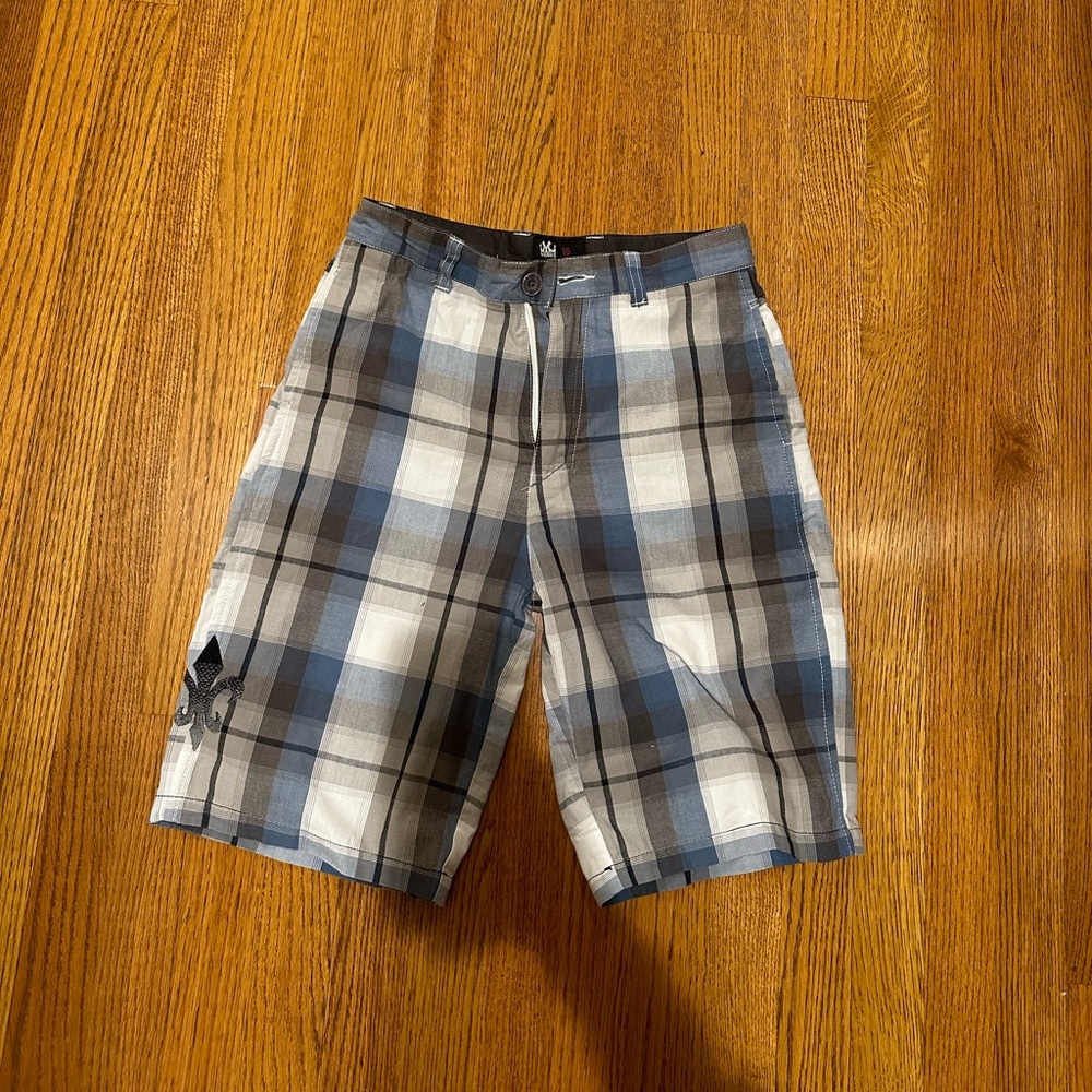 Micros boys plaid shorts